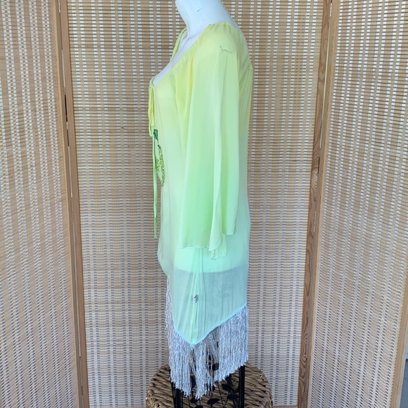 Hippy Chick made in Ibiza beautiful beachy boho  tunic dress, size S( oversized) - Picture 11 of 12